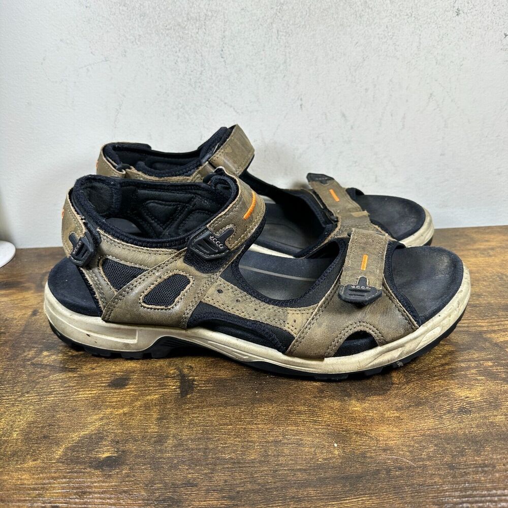 ECCO Yucatan Brown Mole Hiking Sport Sandals‎ Shoes Men's Size 12